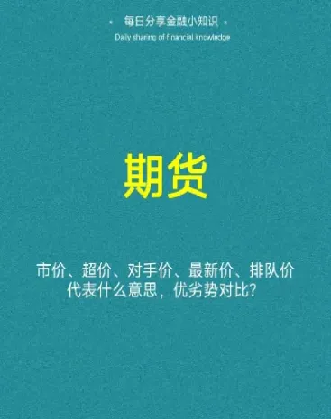 期货挂单市价和对手价的区别(期货市价和对手价是什么意思)_https://www.vyews.com_行情分析_第1张