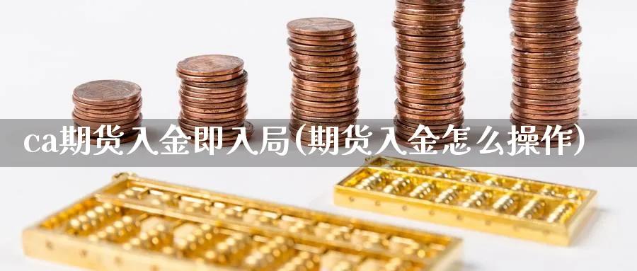 ca期货入金即入局(期货入金怎么操作)_https://www.vyews.com_黄金期货_第1张