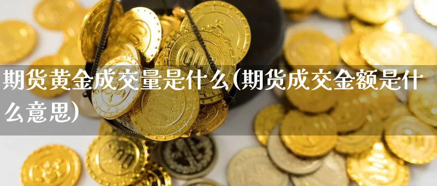 期货黄金成交量是什么(期货成交金额是什么意思)_https://www.vyews.com_期货行情_第1张