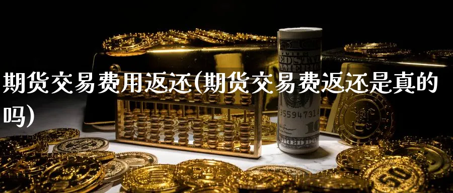 期货交易费用返还(期货交易费返还是真的吗)_https://www.vyews.com_期货行情_第1张