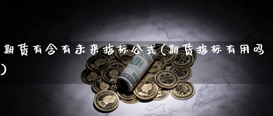 期货有含有未来指标公式(期货指标有用吗)_https://www.vyews.com_期货百科_第1张