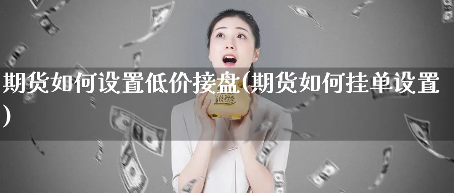 期货如何设置低价接盘(期货如何挂单设置)_https://www.vyews.com_技术指标_第1张