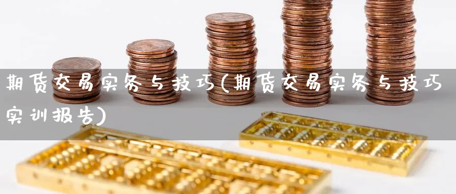 期货交易实务与技巧(期货交易实务与技巧实训报告)_https://www.vyews.com_股指期货_第1张