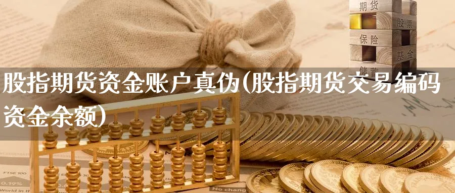 股指期货资金账户真伪(股指期货交易编码资金余额)_https://www.vyews.com_期货技术_第1张