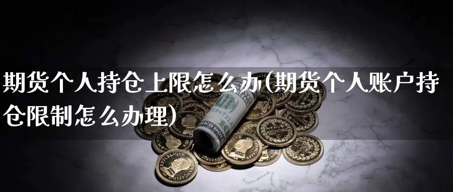 期货个人持仓上限怎么办(期货个人账户持仓限制怎么办理)_https://www.vyews.com_股指期货_第1张