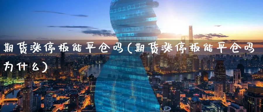 期货涨停板能平仓吗(期货涨停板能平仓吗为什么)_https://www.vyews.com_内盘期货_第1张