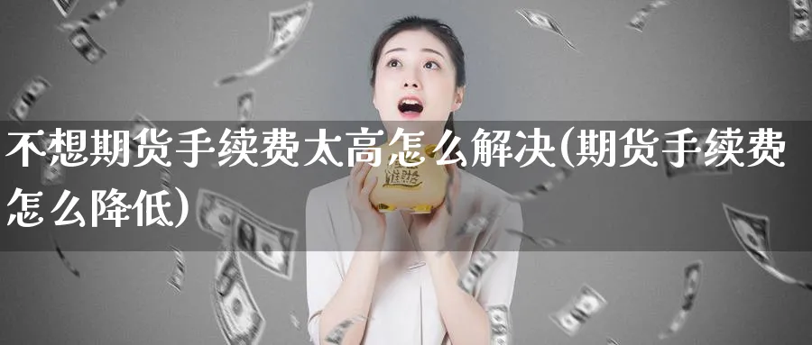 不想期货手续费太高怎么解决(期货手续费怎么降低)_https://www.vyews.com_原油直播间_第1张