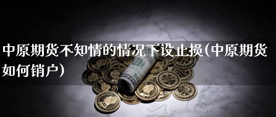 中原期货不知情的情况下设止损(中原期货如何销户)_https://www.vyews.com_期货百科_第1张