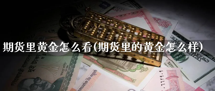 期货里黄金怎么看(期货里的黄金怎么样)_https://www.vyews.com_原油直播间_第1张