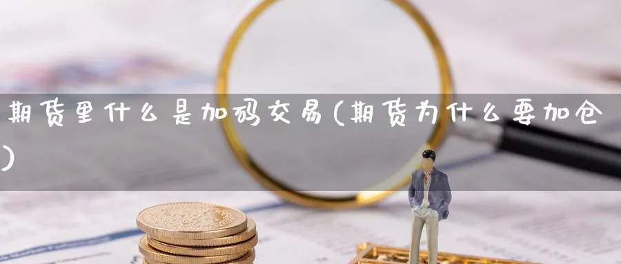 期货里什么是加码交易(期货为什么要加仓)_https://www.vyews.com_内盘期货_第1张