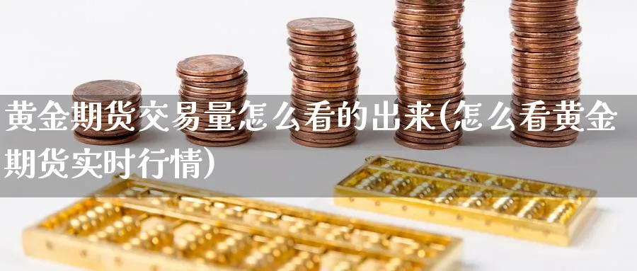 黄金期货交易量怎么看的出来(怎么看黄金期货实时行情)_https://www.vyews.com_期货技术_第1张