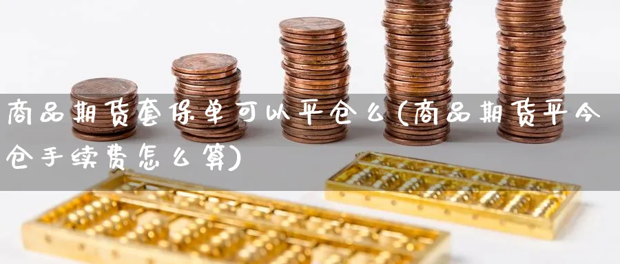 商品期货套保单可以平仓么(商品期货平今仓手续费怎么算)_https://www.vyews.com_国际期货_第1张