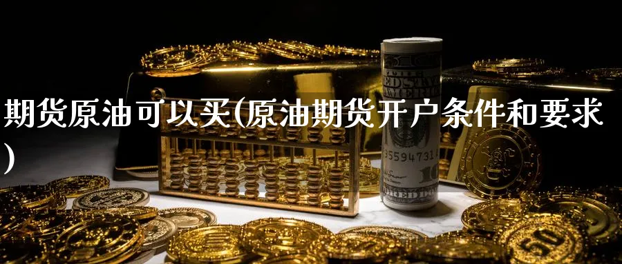 期货原油可以买(原油期货开户条件和要求)_https://www.vyews.com_原油期货_第1张