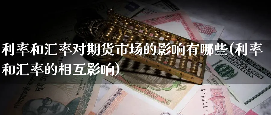 利率和汇率对期货市场的影响有哪些(利率和汇率的相互影响)_https://www.vyews.com_期货技术_第1张