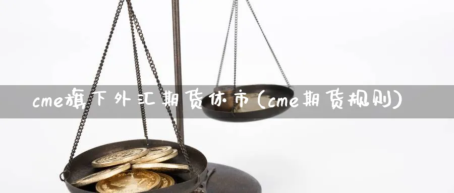 cme旗下外汇期货休市(cme期货规则)_https://www.vyews.com_国际期货_第1张