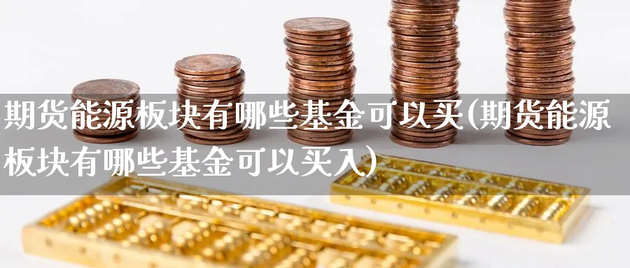 期货能源板块有哪些基金可以买(期货能源板块有哪些基金可以买入)_https://www.vyews.com_国际期货_第1张