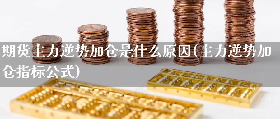 期货主力逆势加仓是什么原因(主力逆势加仓指标公式)_https://www.vyews.com_期货技术_第1张