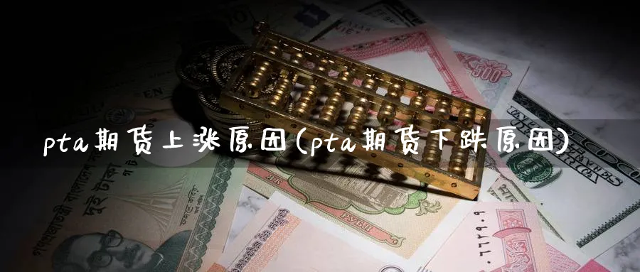 pta期货上涨原因(pta期货下跌原因)_https://www.vyews.com_行情分析_第1张