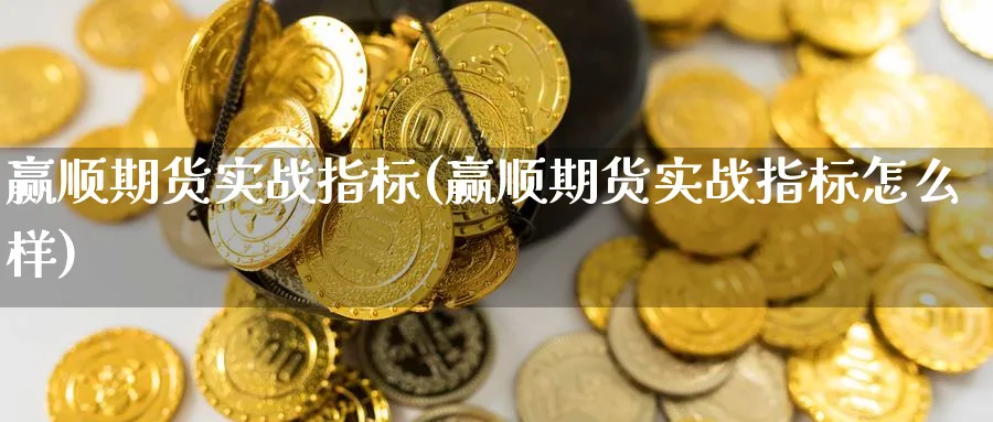 赢顺期货实战指标(赢顺期货实战指标怎么样)_https://www.vyews.com_期货技术_第1张