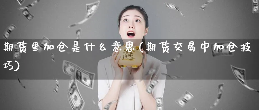 期货里加仓是什么意思(期货交易中加仓技巧)_https://www.vyews.com_股指期货_第1张